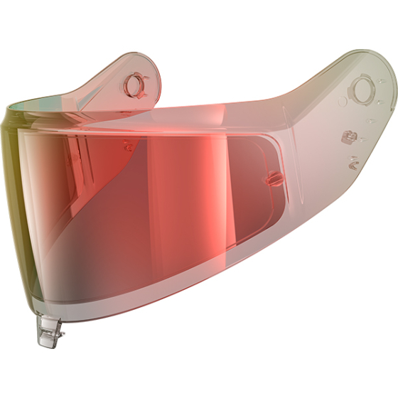 VZ400 Red iridium Visor